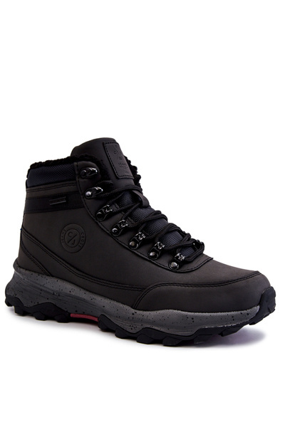 Warme Trekkingschuhe für Herren Cross Jeans KK1R4027C Schwarz