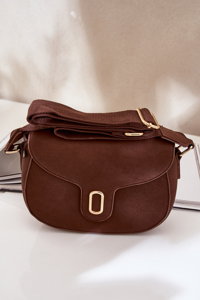 Sac Bandoulière En Cuir Écologique Chocolat Samriddhi