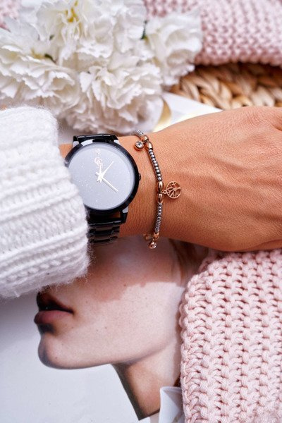 Bracelet Chaîne Femme Arbre de Vie Arbre Or Rose