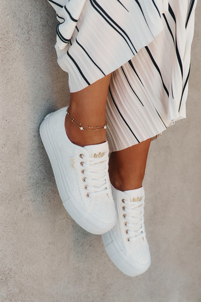 Adidași Femei Cu Dantelă Lee Cooper LCW-25-31-3438L Albi