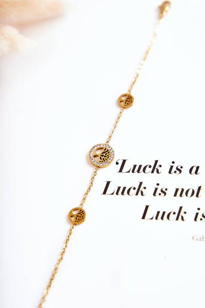 Bracelet Femme Celebrity Trois Arbres de Vie Or