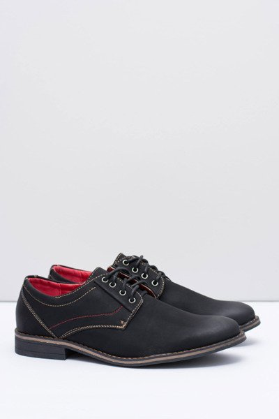 Demi-chaussures Kimel en nubuck noir pour hommes