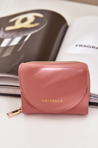 Portefeuille Femme En Cuir Écologique Rose Congaia