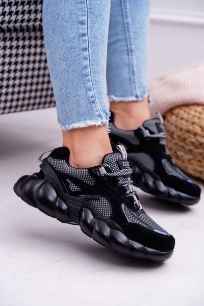 Chaussures de sport pour femmes Big Star de Daniel Lopez Noir Gris FF274A553