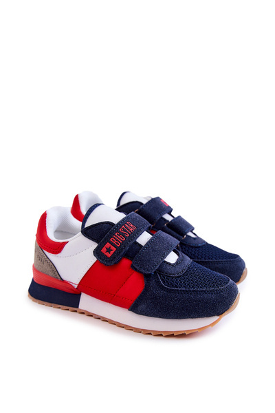 Kinder Sportschuhe Memory Foam Big Star JJ374256 Navy Rot