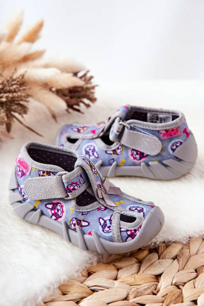 Batai Befado Velcro 190P093 Pilkai mėlyna