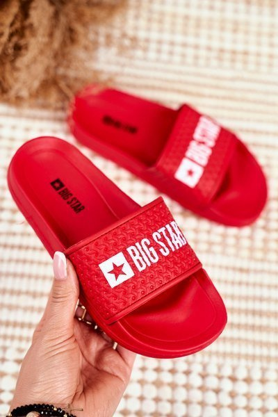 Claquettes Enfant Big Star Matelassé Rouge GG374801