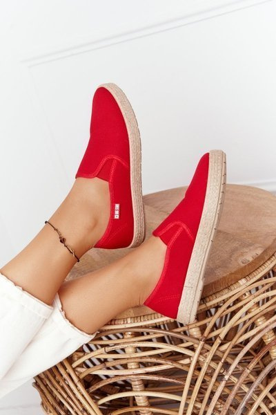 Gewebte Espadrilles Big Star DD274018 Rot