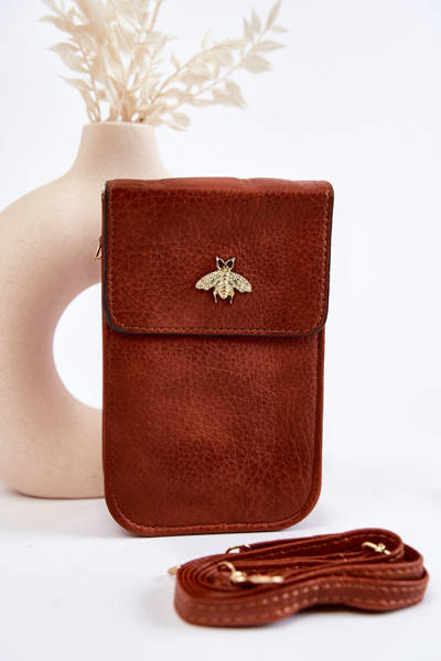 Maža piniginė su ornamentu Brown Neliss