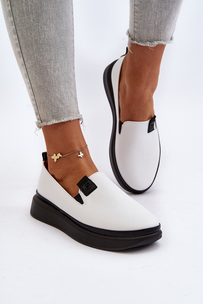 Espadrile de piele pentru femei cu platformă multicoloră Chorisa