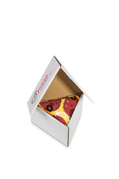 Rainbow Socks 1 pár Pepperoni Pizza Zokni
