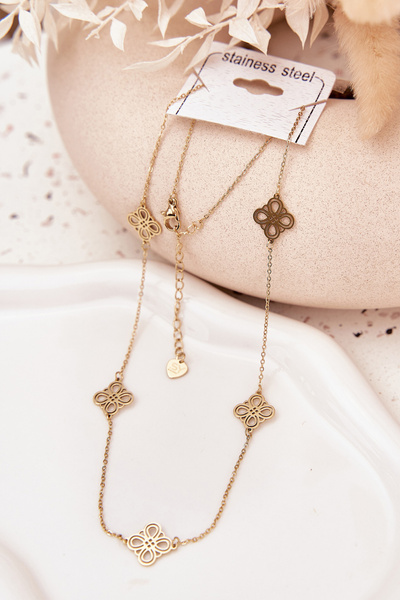 Collier En Acier Inoxydable Or