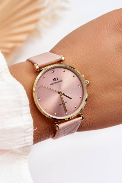 Montre Cuir Femme Giorgio&Dario Rose