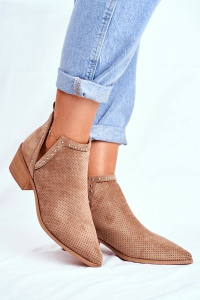 Bottes pour femmes à talons hauts Beige Margate