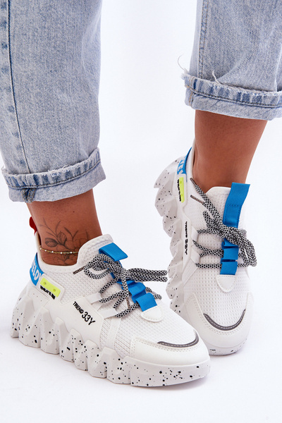 Baskets Tendance Slip-on Blanc Evolution