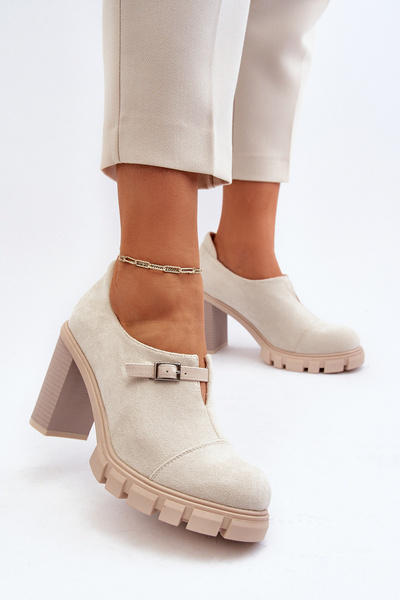 Escarpins à talons hauts pour femmes Beige clair Tauina