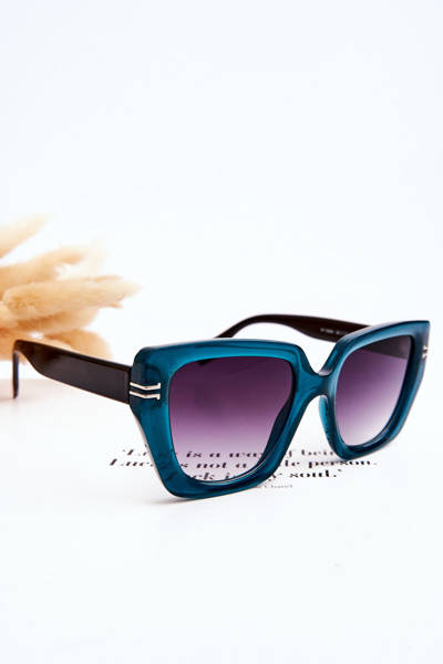 Ochelari de soare clasici pentru femei V110061 Verde-Black