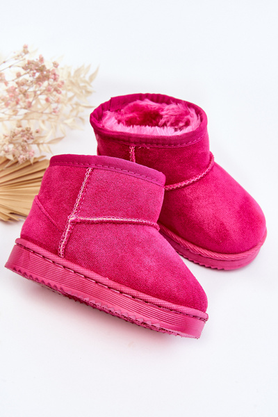 Bottes de Neige Isolées Enfant Rose Gooby