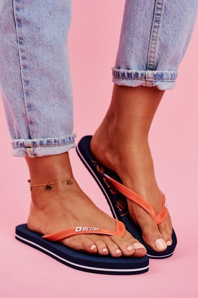 Női Sliders Flip-Flops Big Star FF274A297 Navy