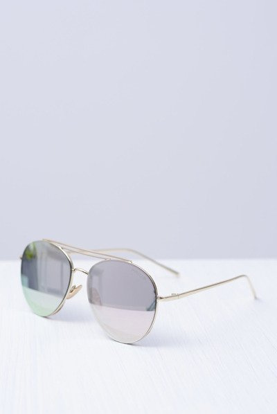 Lunettes de vue miroir dorées Prius PRE-42