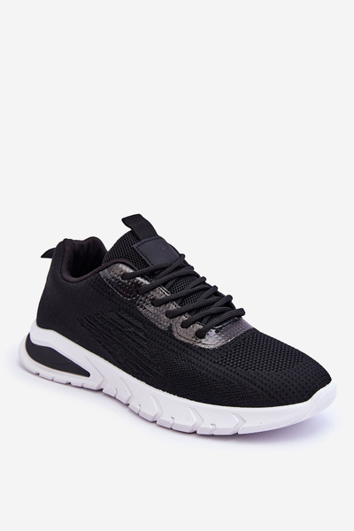Chaussures de sport classiques pour hommes noires et blanches Santiago