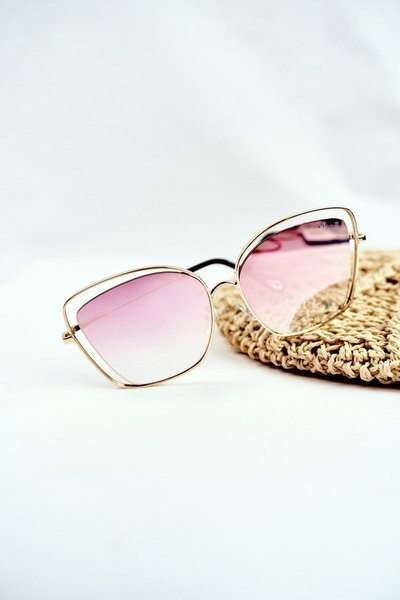 Prius PRE-31 Sonnenbrille Golden Pink verspiegelte Gläser