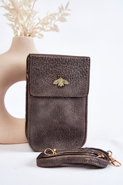 Kleine Geldbörse mit Ornament Graphit Neliss