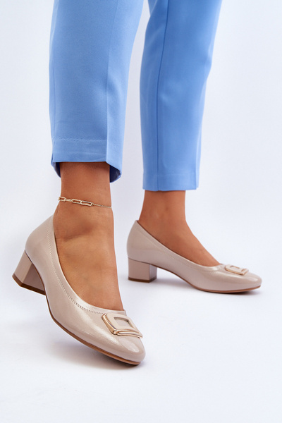 Pantofi eleganti Bej Enollia