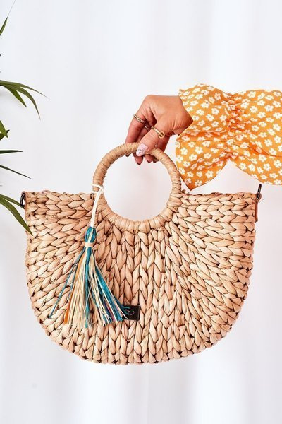 Panier à main tressé NOBO XK0490 Beige