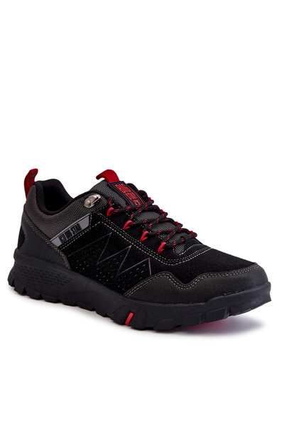Chaussures de trekking basses pour hommes en mousse à mémoire de forme Big Star KK174126 noir