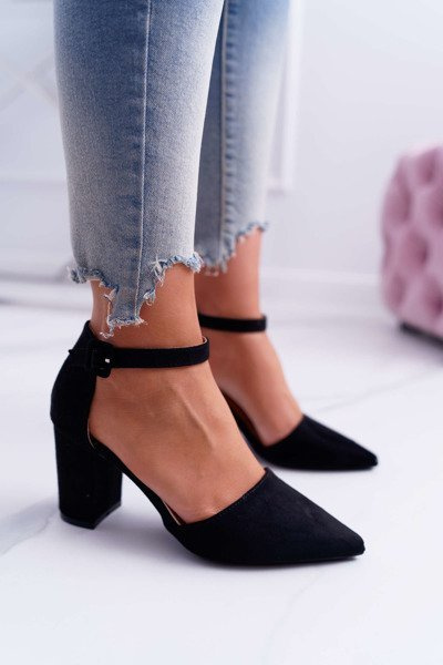 Damen Stiletto Pumps Schwarz MadamStyle