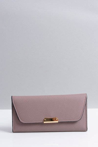 Grand portefeuille violet élégant pour femmes