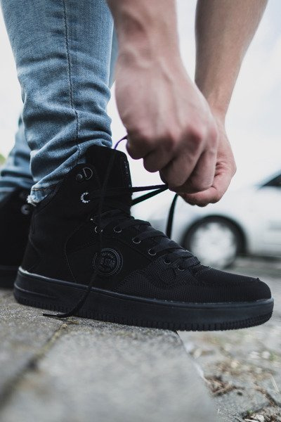Pantofi sport pentru bărbați Big Star High Black EE174433