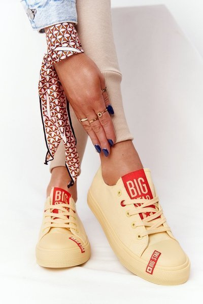 BIG STAR Damen Turnschuhe HH274680 Gelb