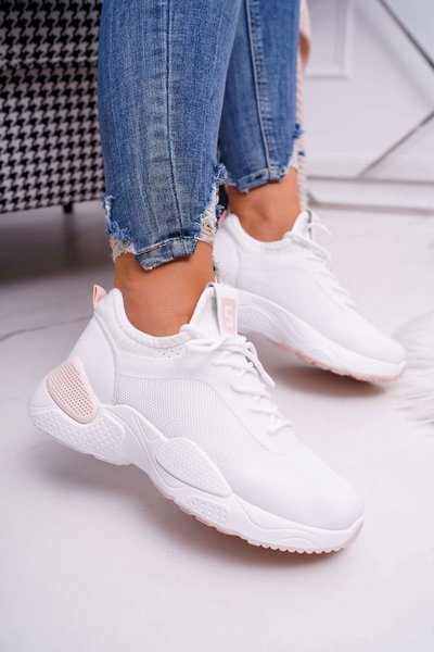 Pantofi sport pentru femei Brocade Micron alb