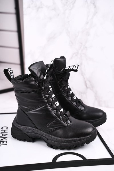 Children's Snow Boot Warm Black Grantes