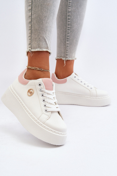 Damen Plateau-Sneaker weiß Eshen