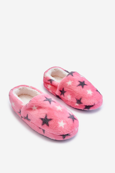 Isolierte Slip-On-Hausschuhe für Kinder in Stars Rosa Meyra