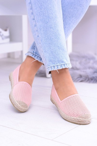 Női Pink Holey Espadrilles Asumi