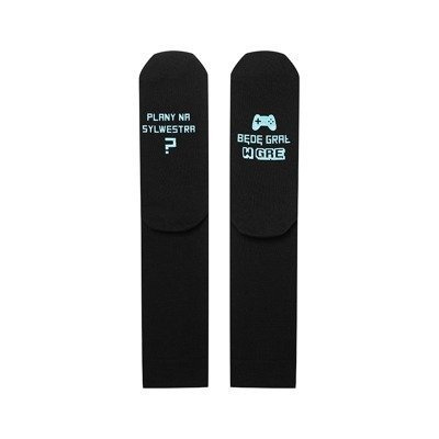 Chaussettes SOXO Homme "Des projets pour le réveillon du Nouvel An ? Je vais jouer à un jeu"