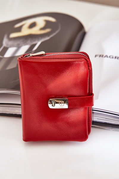 Portefeuille Femme Laqué Rouge Yathika