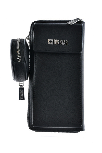 Big Star LL574118 Sac Portefeuille 2en1 Noir