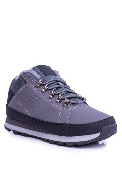 Chaussures de trekking chauffantes pour hommes gris Newlans2