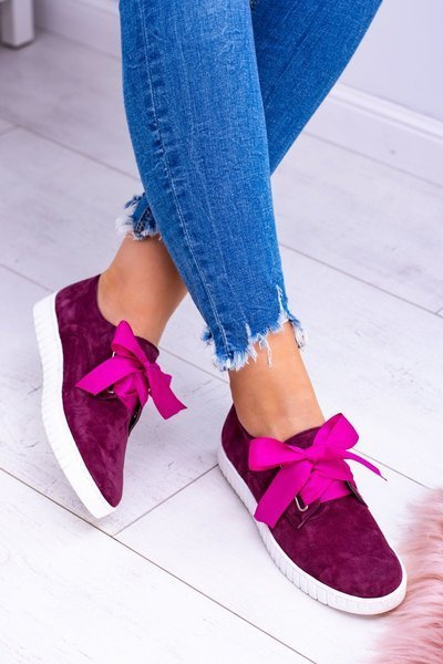 Bottes de tennis Loop en cuir marron pour femmes