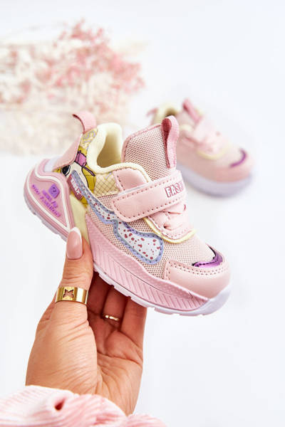 Chaussures de sport légères pour enfants Rose Snoopy