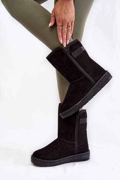 Bottes de neige hautes pour femmes Big Star KK274618 noir