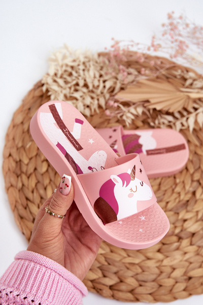 Chaussons Fille Avec Licorne 83474 Ipanema Urban V Slide Kids Rose