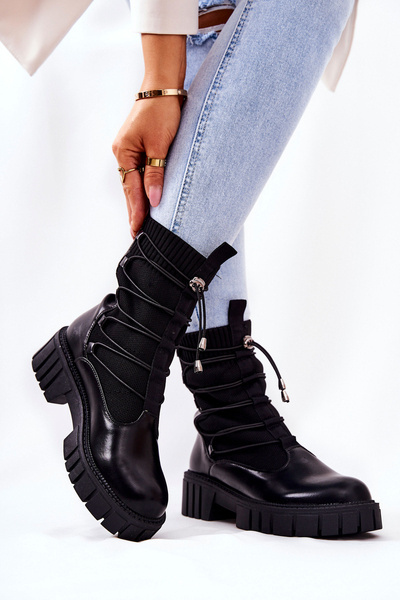 Bottes de travail avec chaussette Noir Connor