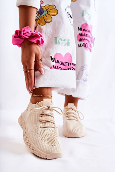 Chaussures de sport femme Sneakers Beige clair Storia