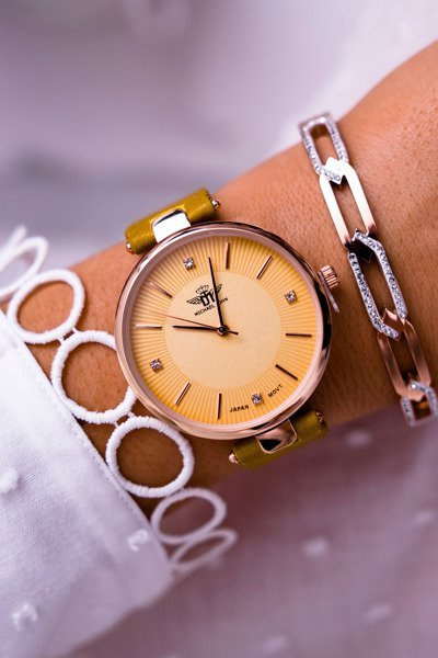 WEMEN'S WATCH MICHAEL JOHN MUSTARD NARSEN